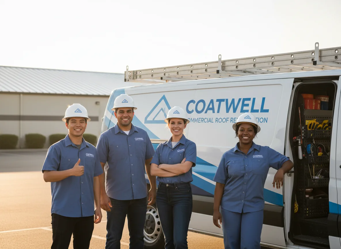 Commercial roof coating company in Weimar, TX